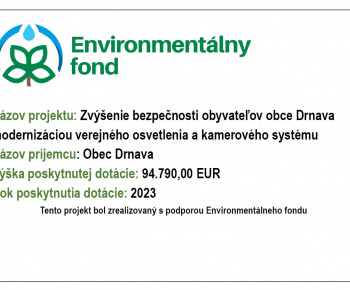 Úradná tabuľa new / Environmentálny fond - foto
