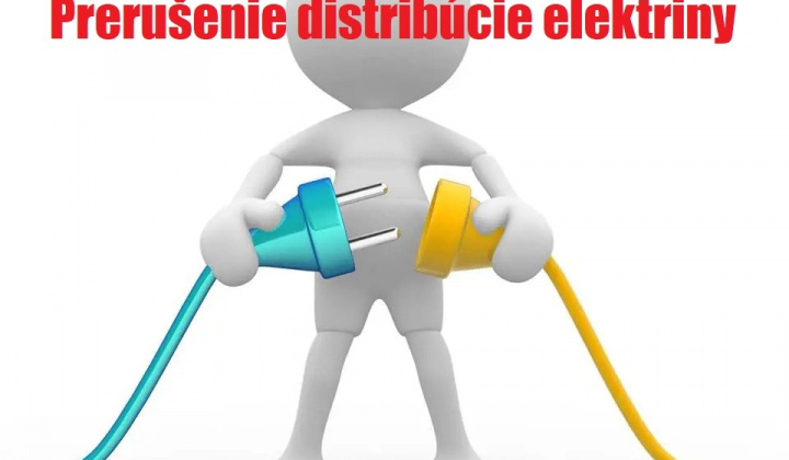  Oznámenie o prerušení distribúcie elektriny  27.mája 2025